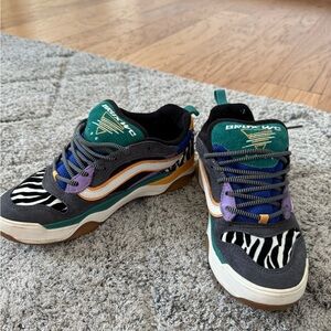 Vans Multicolor Zebra-Accent Athletic Sneakers